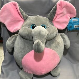 Smooshimals elephant plush 16x12 inches
